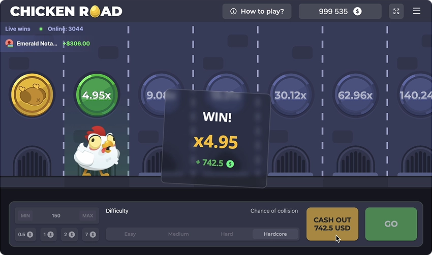 1win chicken road